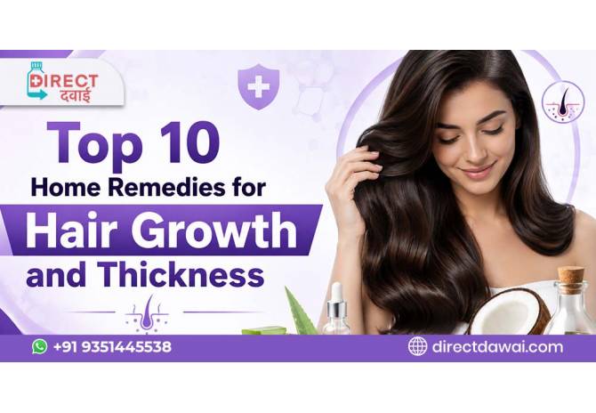 Top 10 Home Remedies for Hair Growth and Thickness Naturally